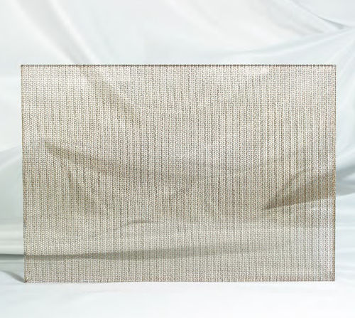 Ornamentglasscheibe - METALTEX: RETE RAME - VB Glass - lichtdurchlässig / für Innenausbau