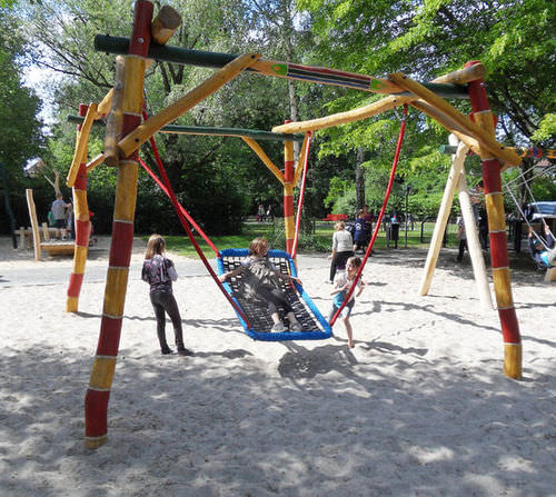 Holzschaukel - TAPIS INDIEN Q37 - Pro Urba - Aqua Pro Urba - Mehrfach
