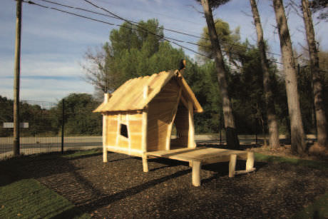 Spielhaus für den Außenbereich - SPIELART : C15 LA MAISON DU CHAT  - Pro Urba - Aqua Pro Urba