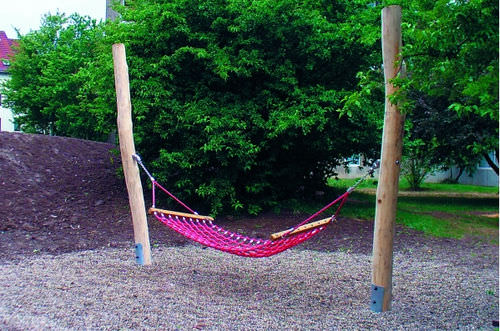 Hängematte für öffentliche Plätze - SPIELART : POTEAUX ROBINIER - Pro Urba - Aqua Pro Urba