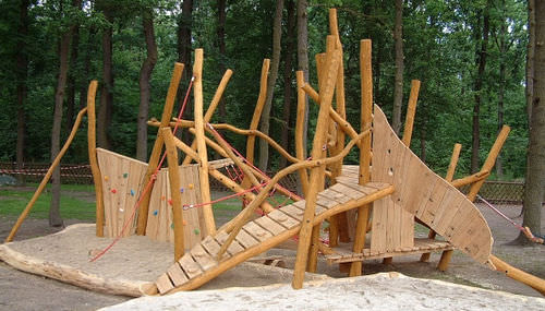 Klettergerüst für Spielplätze - SPIELART : LA FOURMILLIÈRE A5 - Pro Urba - Aqua Pro Urba