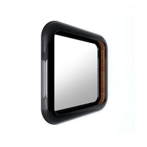 Wandmontierter Spiegel - RING - BOCA DO LOBO - modern / quadratisch / Mahagoni