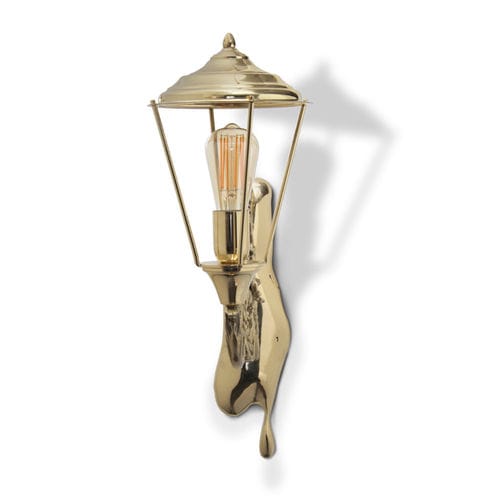 Klassische Wandleuchte - LUMIERE - BOCA DO LOBO - für den Innenraum / Messing mit Goldauflage / Glas