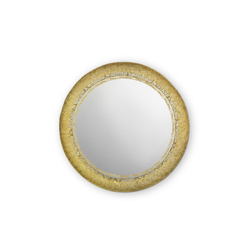 Wandmontierter Spiegel - RING FILIGREE - BOCA DO LOBO - modern / rund / Messing