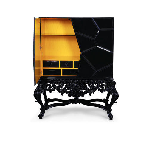 Sideboard mit hohen Beinen - VICTORIA - BOCA DO LOBO - Neobarock / lackiertes Holz / Mahagoni