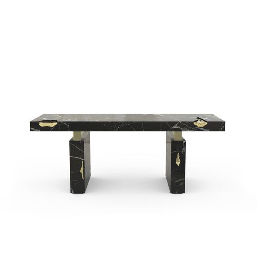 Chefschreibtisch - EMPIRE MARQUINA - BOCA DO LOBO - bodenstehend / modern / Marmor