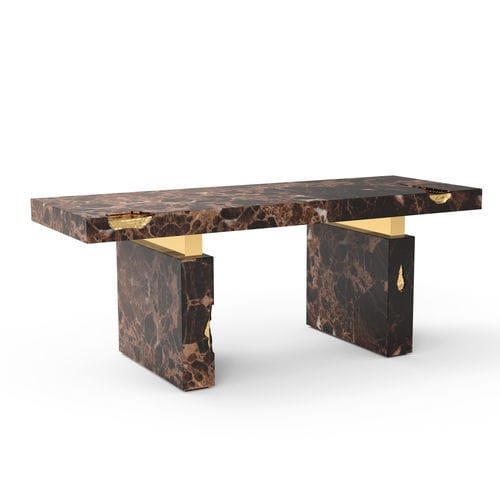 Chefschreibtisch - EMPIRE EMPERADOR - BOCA DO LOBO - bodenstehend / modern / Marmor