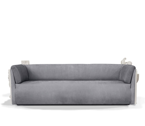 Klassisches Sofa - VERSAILLES  - BOCA DO LOBO - Samt / mit Armlehnen / mit abnehmbarem Bezug