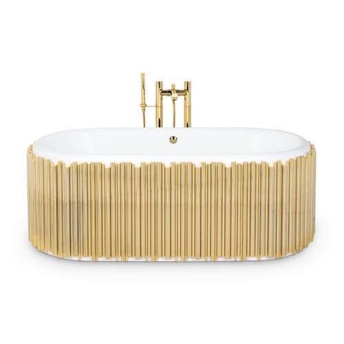 Ovale Badewanne - SYMPHONY - BOCA DO LOBO - freistehend / für Wohnungen / zur beruflichen Nutzung