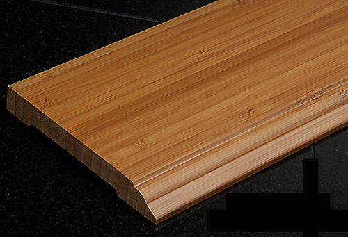 Bambus-Zierleiste - CARBONIZED VERTICAL - Higuera Hardwoods- The Finest Bamboo Products - abgerundet / FSC-zertifiziert
