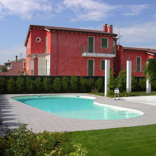 Überlaufschwimmbecken - Portofino - Piscine Acquaform - maßgefertigt / integrierter Rand / unsichtbarer Rand
