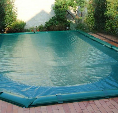 Ösen-Poolabdeckung - Piscine Acquaform - Winter / maßgefertigt / für eingelassenes Schwimmbad