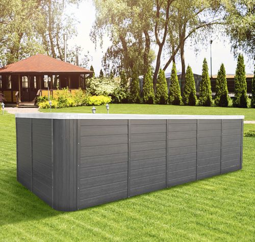 Hot-Tub-Schwimmbecken / zum Aufstellen - Liberty  - Piscine Acquaform - rechteckig / Viersitzer / für Außenbereich