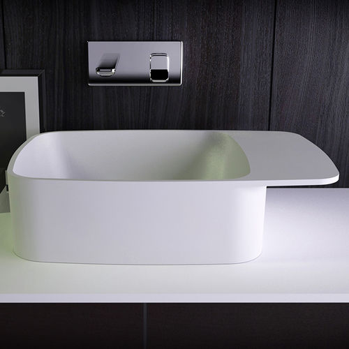Aufsatzwaschbecken - PRIDE - KNIEF & CO. GmbH - Mineralwerkstoff / modern