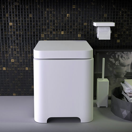 Freistehendes WC - FEEL - KNIEF & CO. GmbH - Keramik / spülrandlos / modern