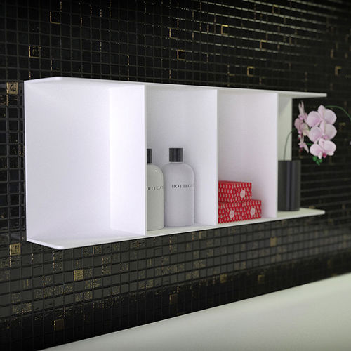 Moderner Badezimmer-Schrank - FREE SHELF - KNIEF & CO. GmbH - Holz / wandmontiert / hoch