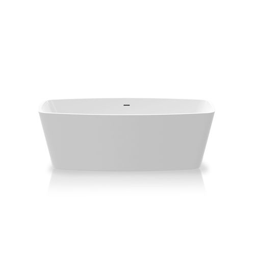 Freistehende Badewanne - CUBE - KNIEF & CO. GmbH - Acryl / weiß