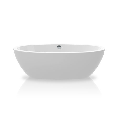 Ovale Badewanne - LOOM - KNIEF & CO. GmbH - freistehend / Acryl / weiß