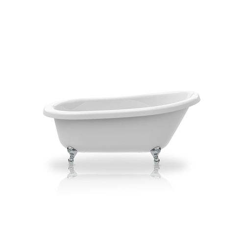 Ovale Badewanne - SLIPPER - KNIEF & CO. GmbH - auf Füßen / Acryl / weiß