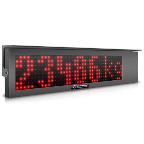 Wandmontierter Werbeträger - WA-2-PROFESSIONAL - RGB Technology s.c. - für Außenbereich / 1 Linie / LED