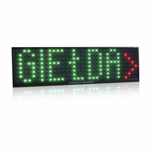 Wandmontierter Werbeträger - RGB30-2-K - RGB Technology s.c. - für Außenbereich / 1 Linie / LED