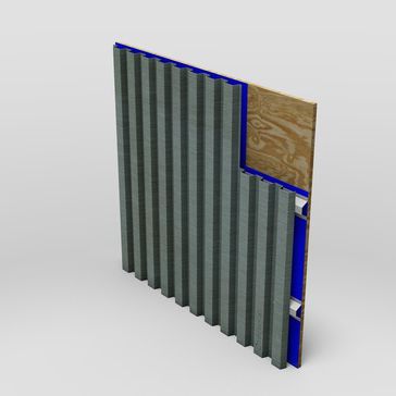 Aluminium-Dachplatte - MT TRAPEZOIDAL - MetalTech-USA - Kupfer / Well