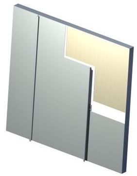 Paneel-Fassadenverkleidung - MetalTech-USA - Metall / glatt / Stehfalz