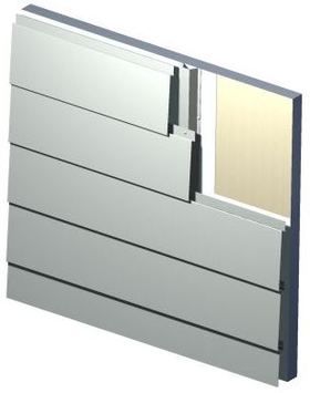Paneel-Fassadenverkleidung - MT SHIPLAP - MetalTech-USA - Metall / glatt