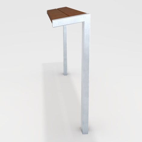 Stehbank - SKOP - NORCOR MOB.URBAIN - modern / Holz / Edelstahl
