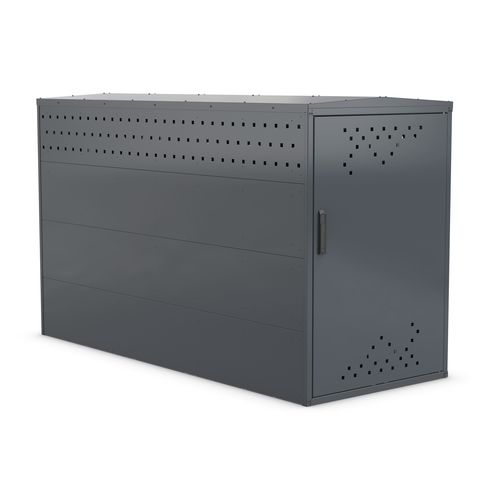 Gesicherter Fahrradunterstand - NORCORBOX 13 - NORCOR MOB.URBAIN - modular / Stahl / für öffentliche Bereiche