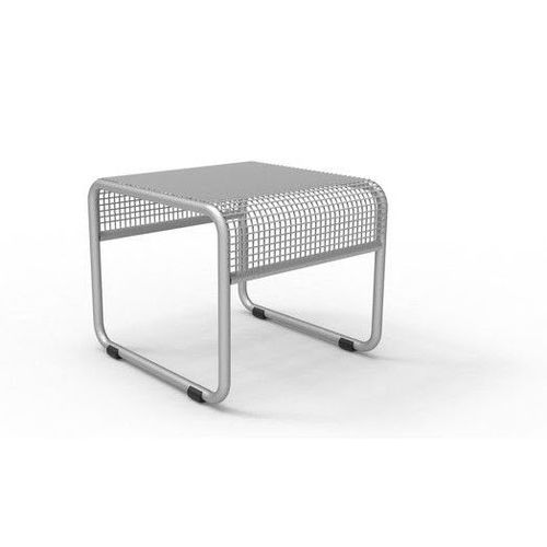 Moderner Hocker - HOCKER - NORCOR MOB.URBAIN - thermolackierter Stahl / Gestell aus pulverbeschichtetem Stahl / quadratisch