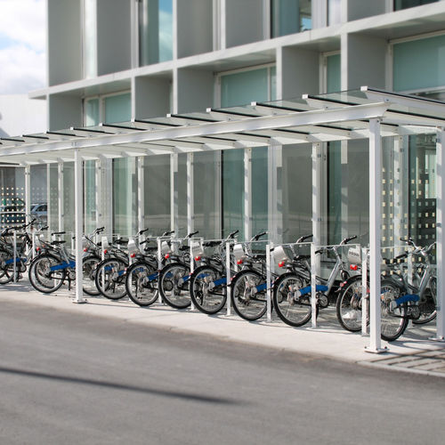 Stahl-Fahrradunterstand - 5-GLS - NORCOR MOB.URBAIN - modular