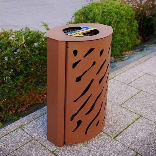 Park-Abfallbehälter - SELECTIVA-PC - NORCOR MOB.URBAIN - pulverbeschichteter Stahl / thermolackierter Stahl / für den Innenraum