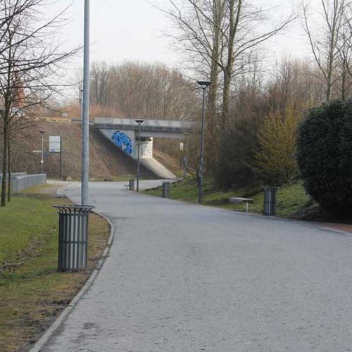 Park-Abfallbehälter - GIARDINO - NORCOR MOB.URBAIN - galvanisiertem Stahl / modern / für öffentliche Bereiche