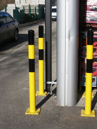 Sicherheits-Sperrpfosten - PIRATUS - NORCOR MOB.URBAIN - abnehmbar / stationär / Stahl