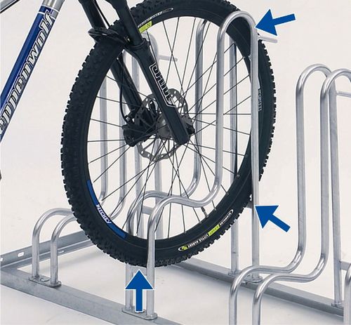 Bodenstehender Fahrradständer - DESIGN4000 - NORCOR MOB.URBAIN - für öffentliche Bereiche / Stahl / für professionellen Einsatz