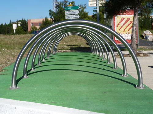 Bodenstehender Fahrradständer - ARC-7A - NORCOR MOB.URBAIN - für öffentliche Bereiche / Edelstahl / für professionellen Einsatz