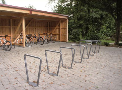 Bodenstehende Fahrradstütze - TRAPEZIS - NORCOR MOB.URBAIN - für öffentliche Bereiche / Stahl / für professionellen Einsatz