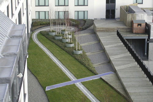 Gründachsystem / halbintensives system - DIADEM® 350 - DIADEM - für Flachdach / wasserdicht / für Regenwassermanagement