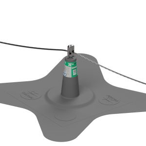 Edelstahl-Anschlagpunkt - DiaSafe® Line Multi - DIADEM - für Dach