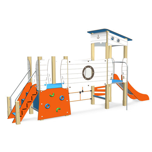 Spielplatzgerät für öffentliche Anlagen - 3603 - Transalp - Holz / Aluminium / beschichtet