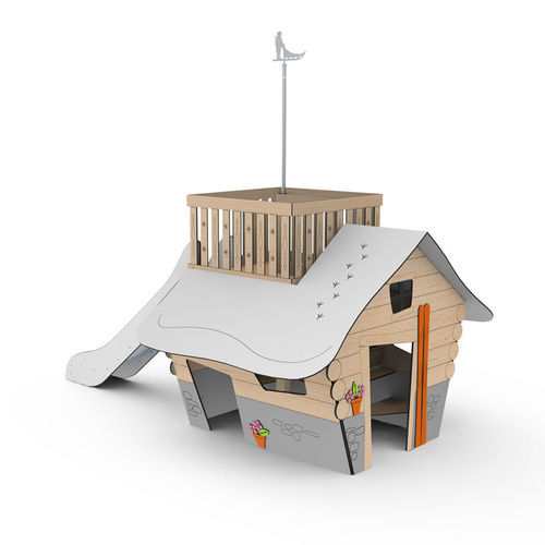 Spielhaus für Spielplätze - LE CHALET - Transalp - für öffentliche Einrichtungen / bodenstehend
