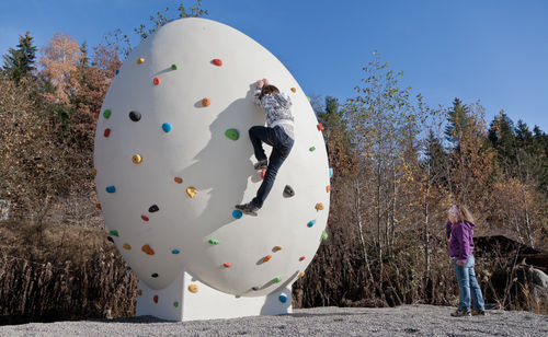 Kletterfelsen für Spielplätze - L'OEUF - Transalp