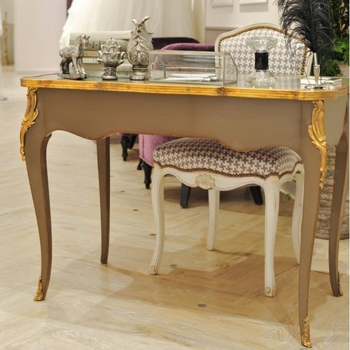 Schreibtisch / Louis XV - 558 B - MOISSONNIER - Buche / Messing / Bronze