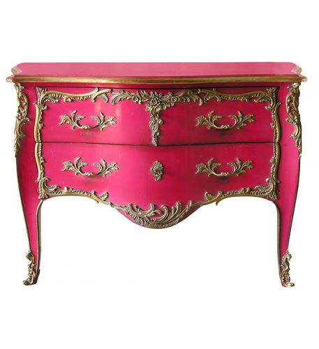 Kommode / Louis XV - 573 series - MOISSONNIER - lackiertes Holz / Buche / handgefertigt