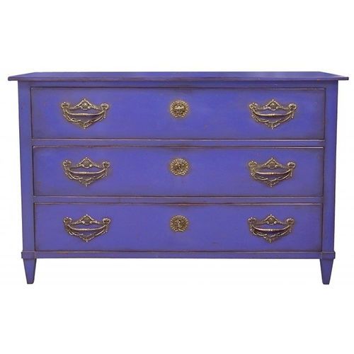 Directoire-Stil-Kommode - MEYZERAY  - MOISSONNIER - lackiertes Holz / mit Schublade / nicht angegeben