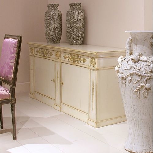 Directoire-Sideboard - 728TER B - MOISSONNIER - lackiertes Holz / Buche / mit Schwingtür