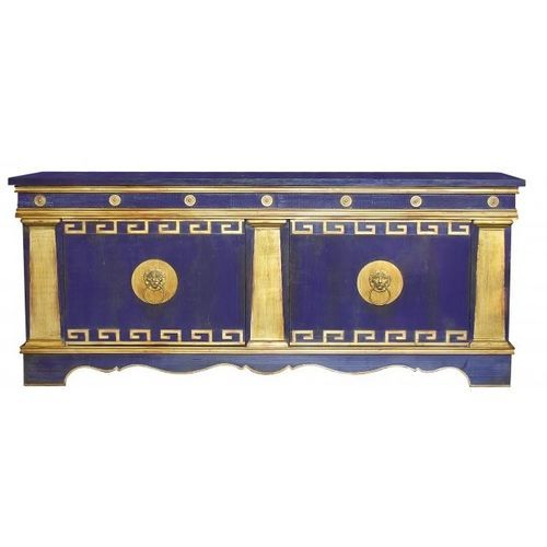 Stil-Sideboard - 745 B - MOISSONNIER - lackiertes Holz / Buche / mit 4 Beinen