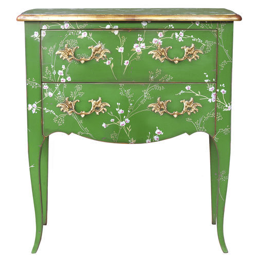Kommode mit hohen Beinen - 555 series - MOISSONNIER - Louis XV / gestrichenes Holz / mit Schublade