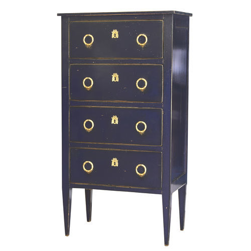 Directoire-Stil-Chiffonnier - 556 series - MOISSONNIER - Kirschbaum / Buche / Marmor